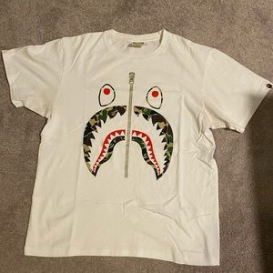 Bape Shark Tee Size L